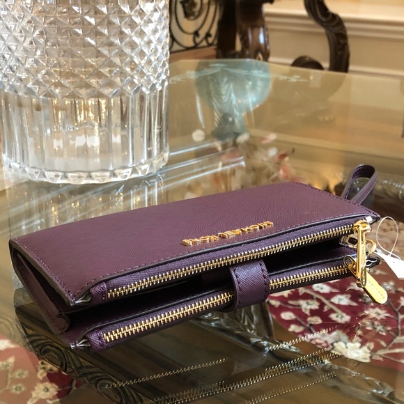 Michael kors double zip SmartHome wallet wristlet - Picture 2 of 8